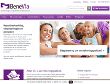 Tablet Screenshot of benevia.nl